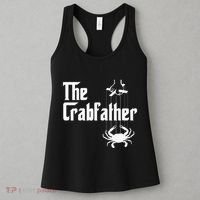 Funny Crab Lover Crabbing The Crabfather Women's Tank Top thumb 3
