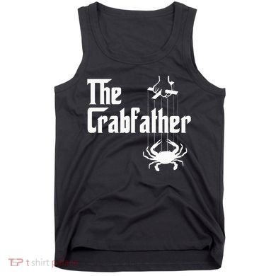 Funny Crab Lover Crabbing The Crabfather Tank Top
