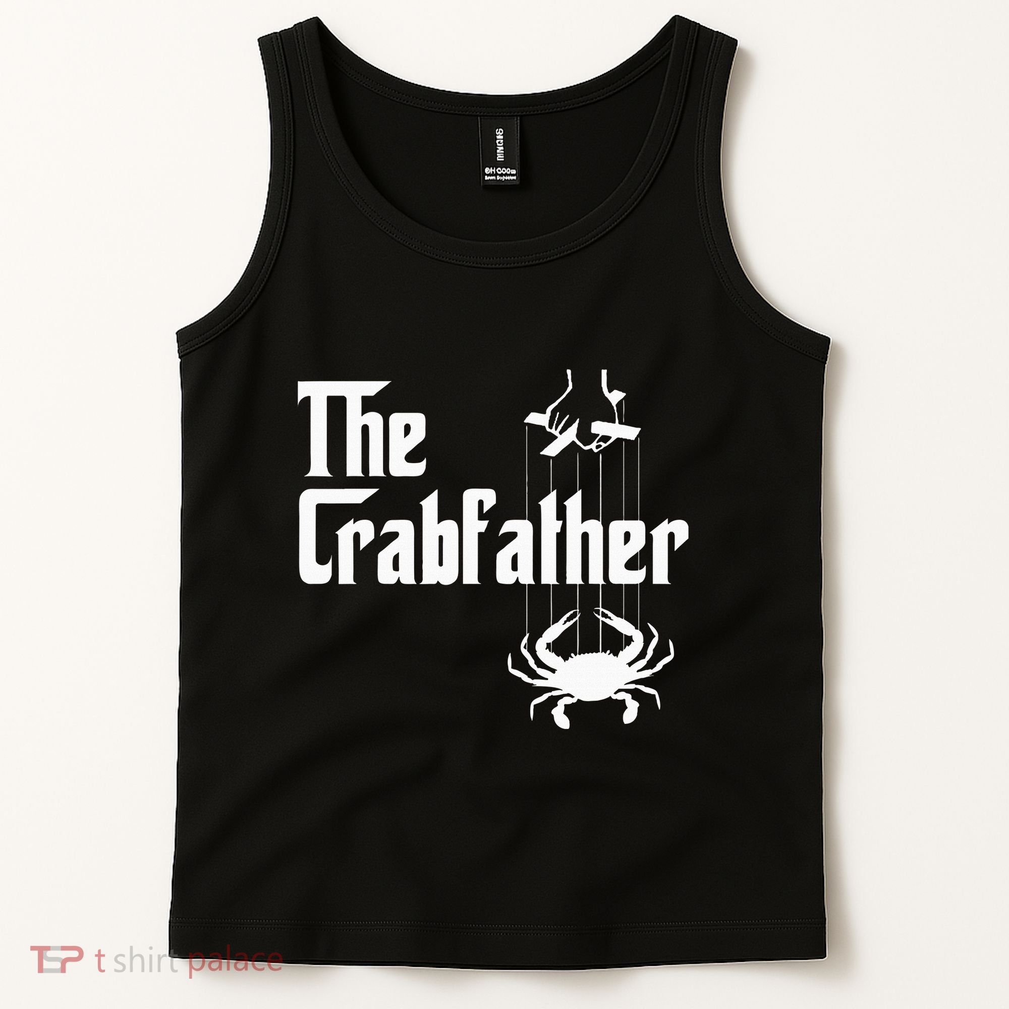 Funny Crab Lover Crabbing The Crabfather Tank Top
