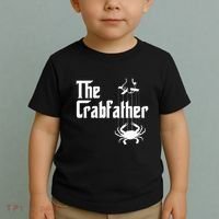 Funny Crab Lover Crabbing The Crabfather Toddler T-Shirt thumb 2