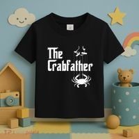 Funny Crab Lover Crabbing The Crabfather Toddler T-Shirt thumb 3
