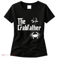 Funny Crab Lover Crabbing The Crabfather Women's T-Shirt thumb 0