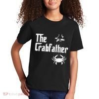 Funny Crab Lover Crabbing The Crabfather Kids T-Shirt thumb 2