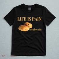 French Chocolatine Life Is Pain Au Chocolat T-Shirt thumb 5