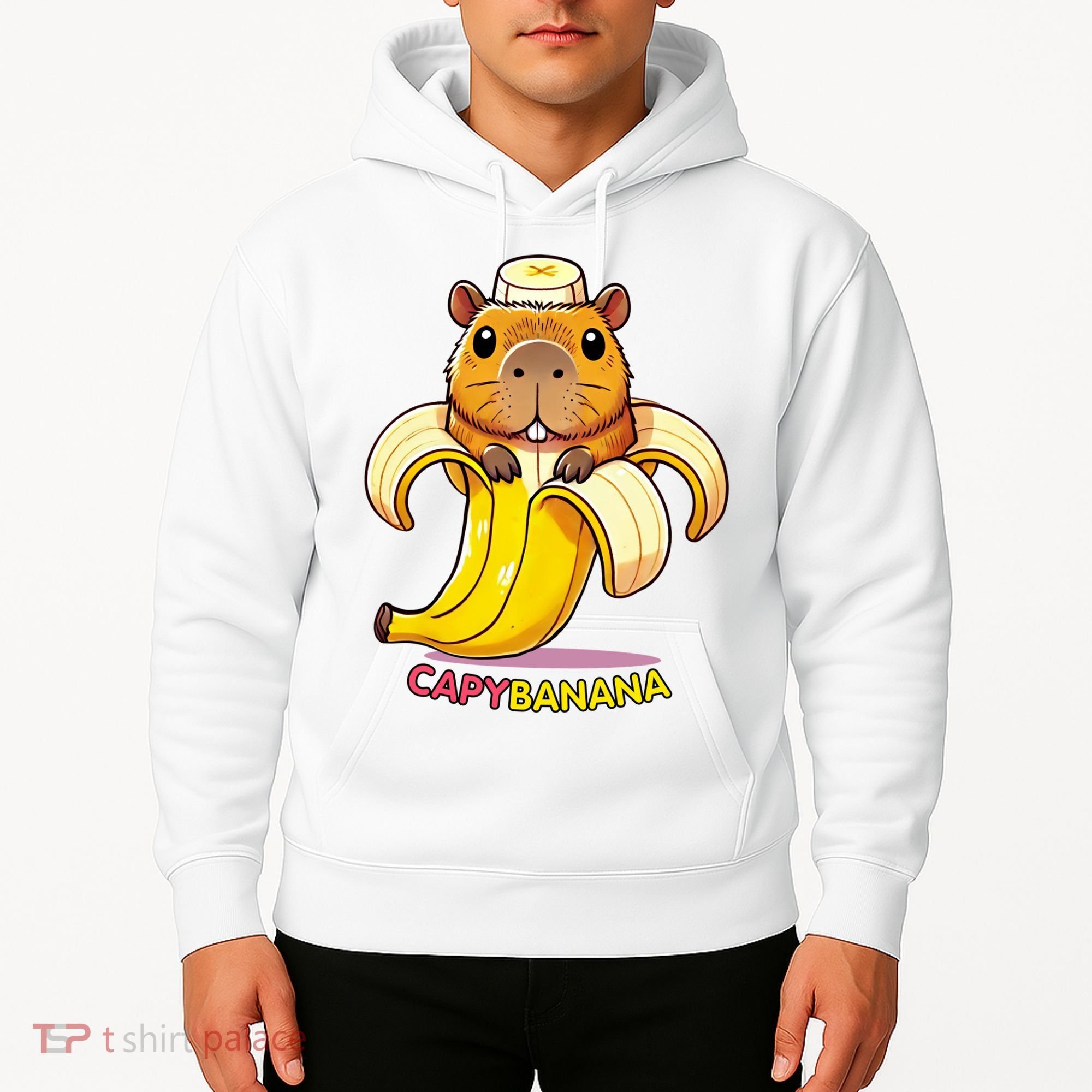 Funny Capybara Lovers Banana Capybanana Hoodie