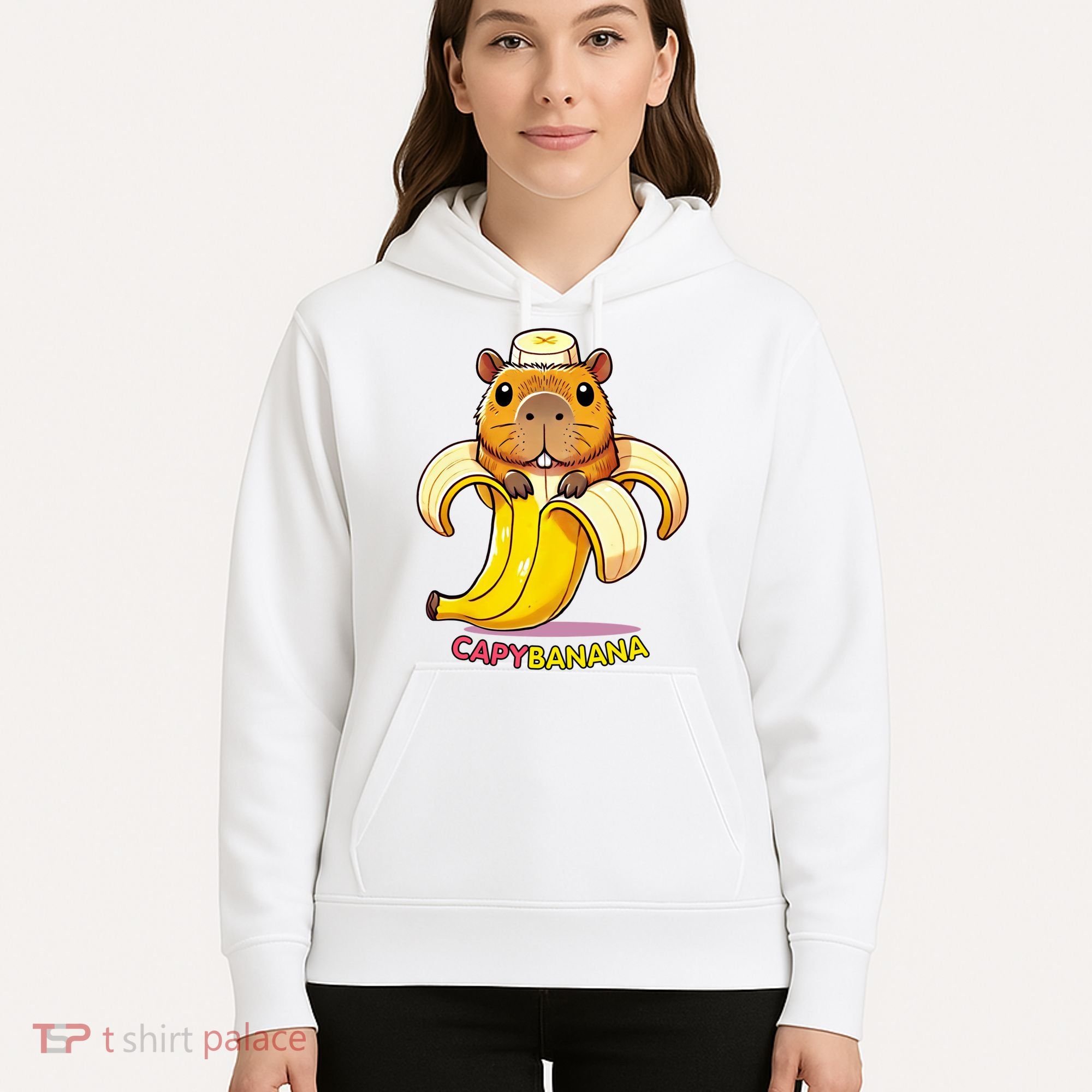 Funny Capybara Lovers Banana Capybanana Hoodie