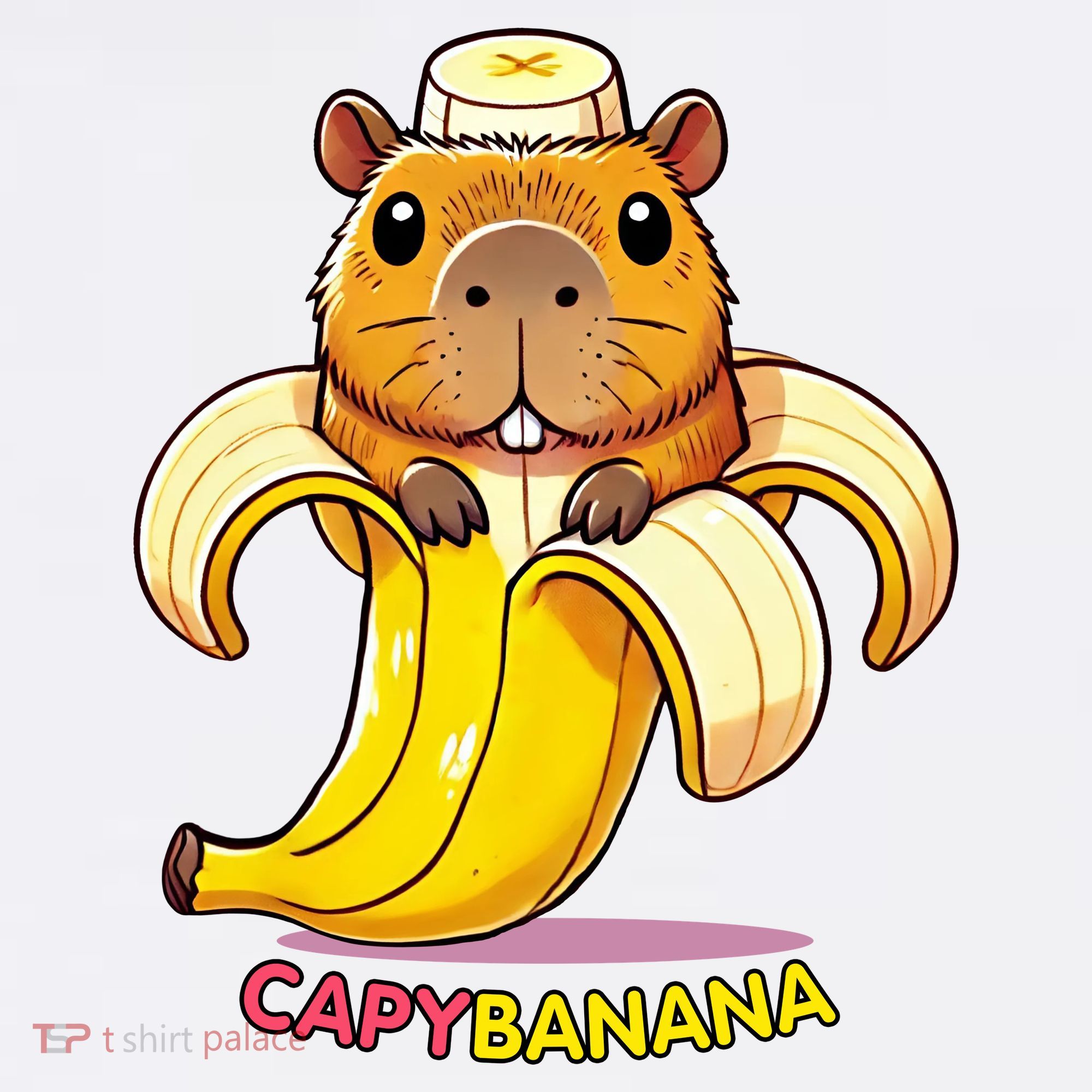 Funny Capybara Lovers Banana Capybanana Apron
