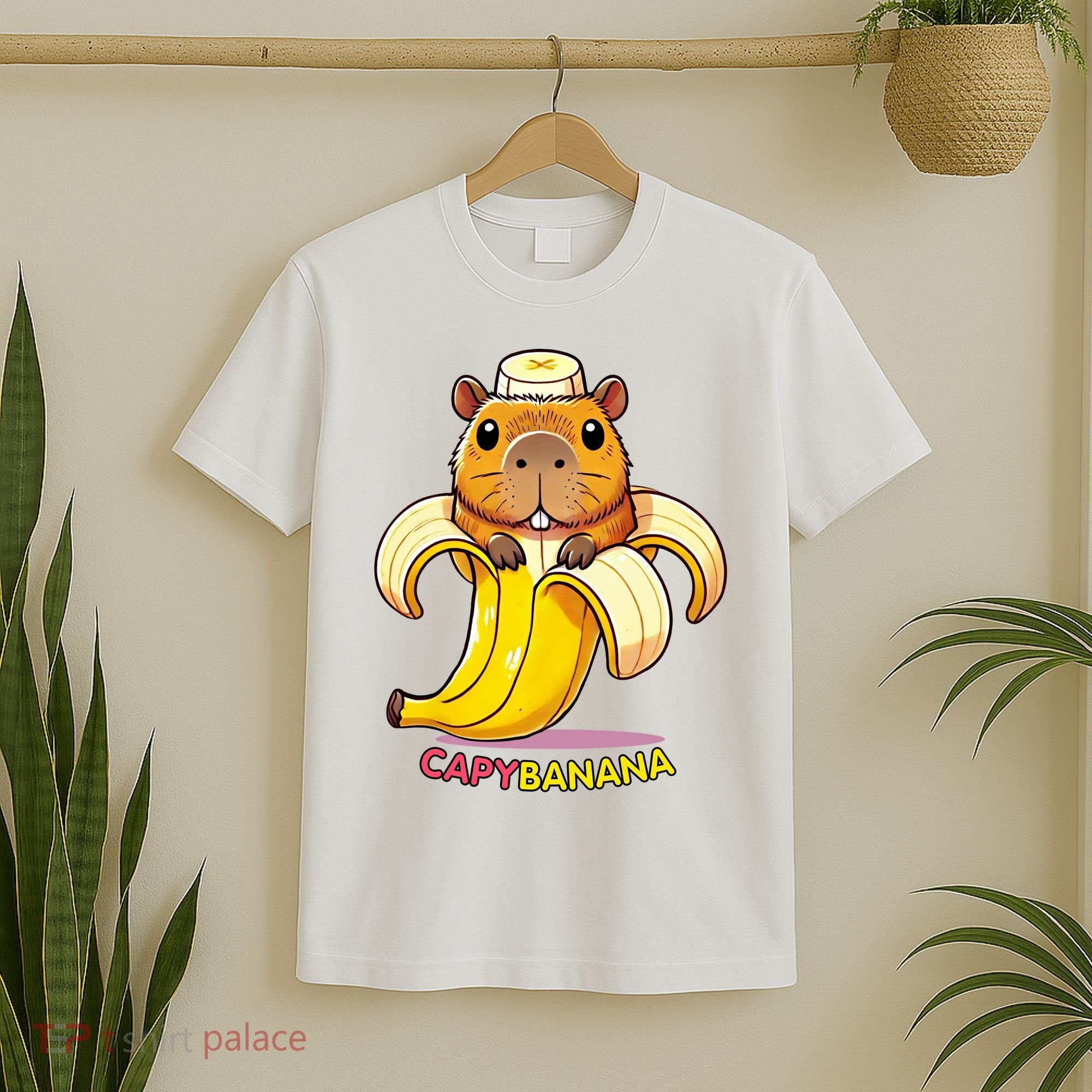 Funny Capybara Lovers Banana Capybanana T-Shirt