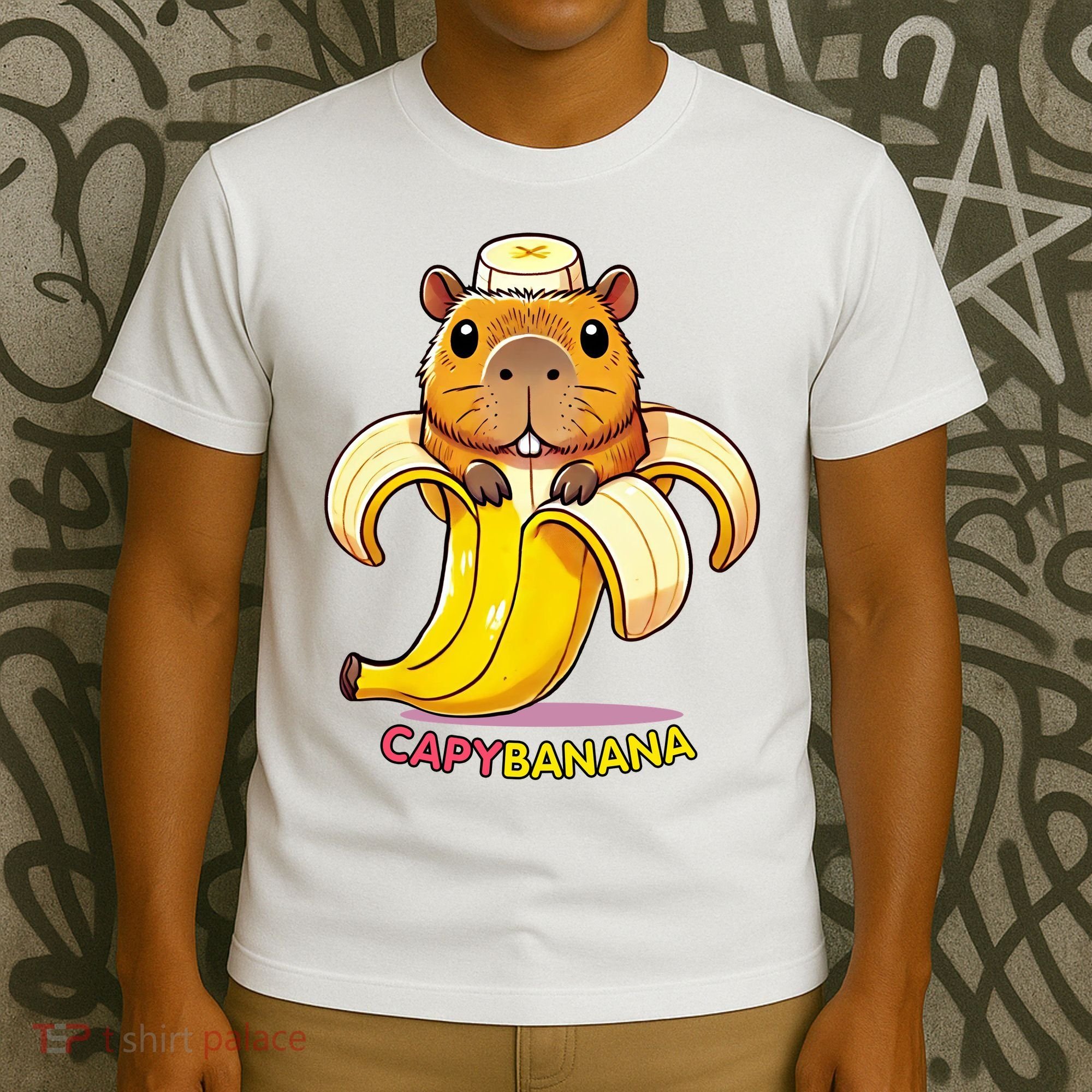 Funny Capybara Lovers Banana Capybanana T-Shirt