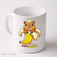 Funny Capybara Lovers Banana Capybanana Coffee Mug thumb 0