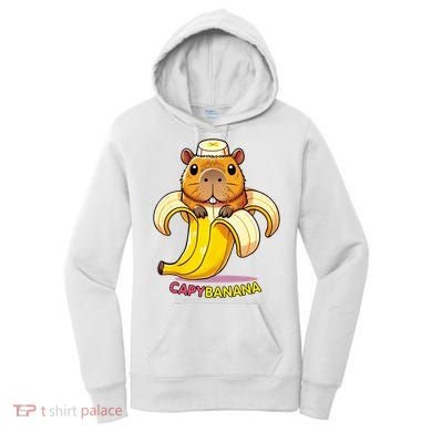 Funny Capybara Lovers Banana Capybanana Women's Hoodie