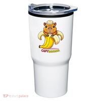 Funny Capybara Lovers Banana Capybanana Tumbler thumb 0