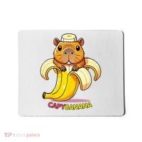Funny Capybara Lovers Banana Capybanana Mousepad thumb 0