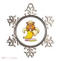 Funny Capybara Lovers Banana Capybanana Ornament thumb 0