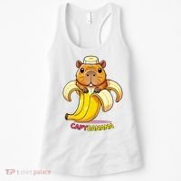 Funny Capybara Lovers Banana Capybanana Women's Tank Top thumb 0