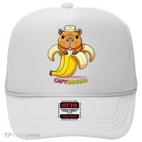 Funny Capybara Lovers Banana Capybanana Hat thumb 0