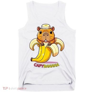 Funny Capybara Lovers Banana Capybanana Tank Top