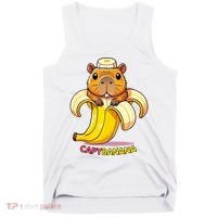 Funny Capybara Lovers Banana Capybanana Tank Top thumb 0