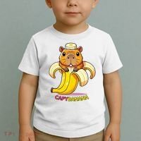 Funny Capybara Lovers Banana Capybanana Toddler T-Shirt thumb 2