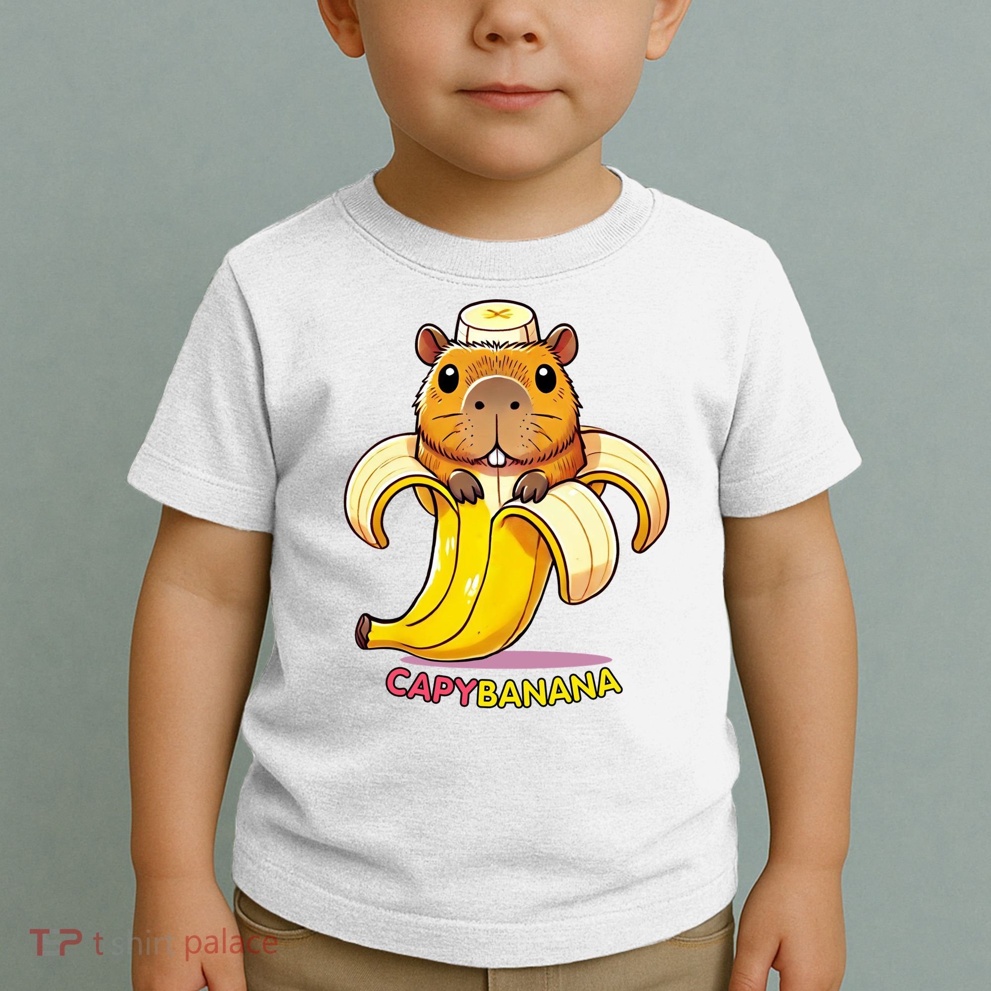 Funny Capybara Lovers Banana Capybanana Toddler T-Shirt