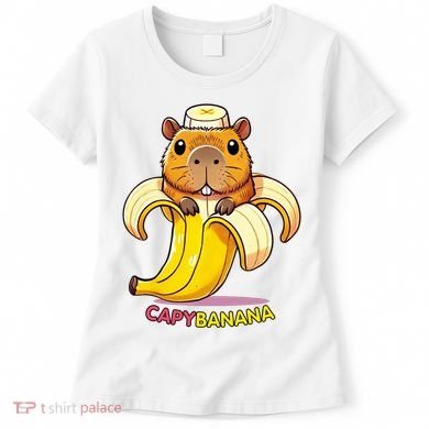 Funny Capybara Lovers Banana Capybanana Women's T-Shirt