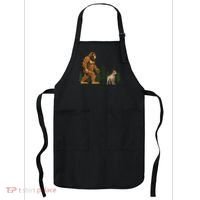 Funny Catahoula Leopard Bigfoot Dog Walking Dog Mom Dad Apron thumb 0