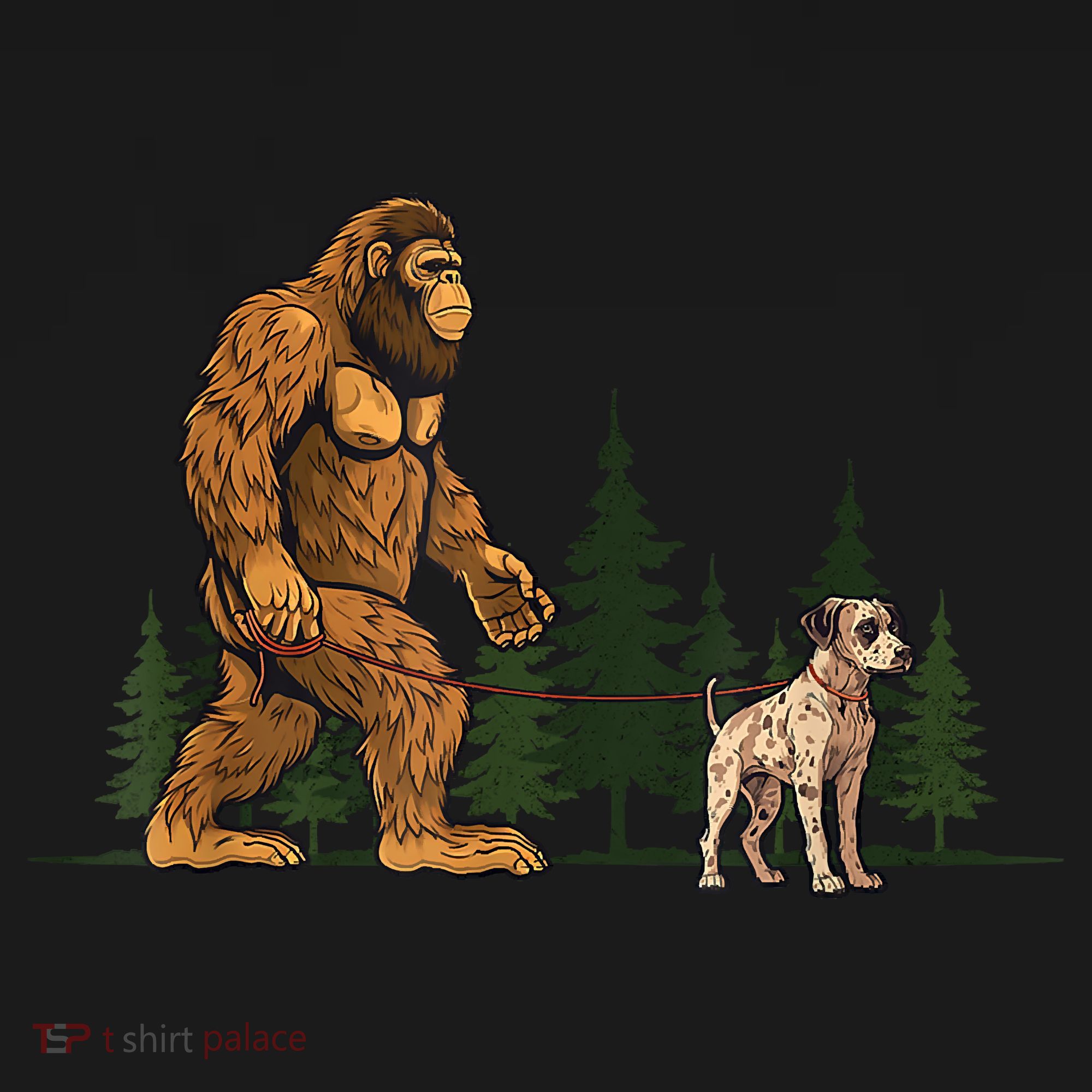 Funny Catahoula Leopard Bigfoot Dog Walking Dog Mom Dad Women's Tank Top