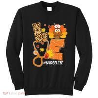 Funny Cute Love Thanksgiving #Nurse Life Sweatshirt thumb 0