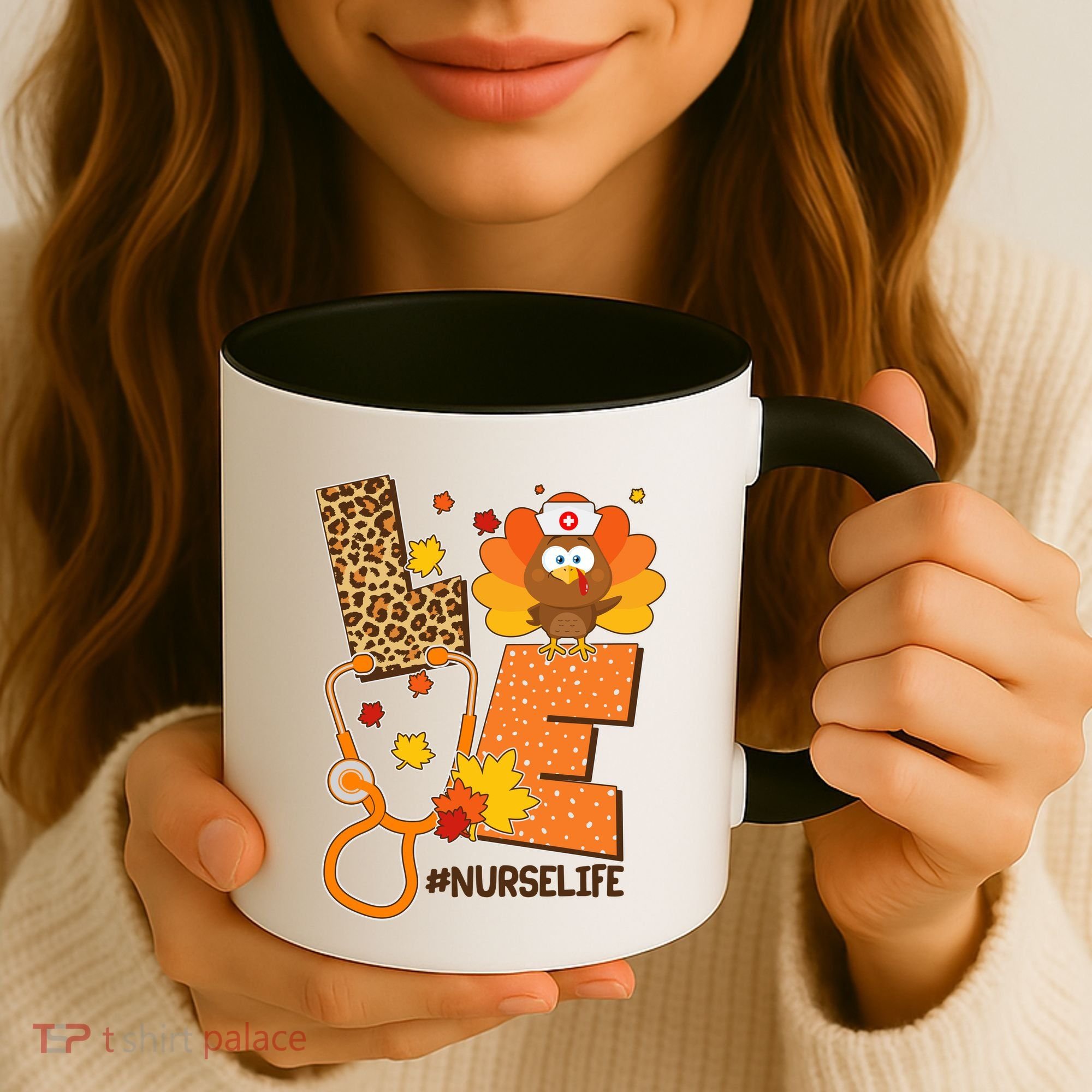 Funny Cute Love Thanksgiving #Nurse Life Coffee Mug