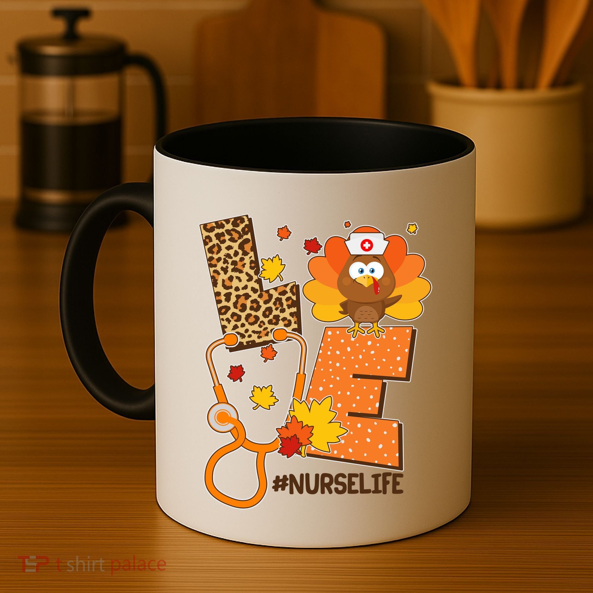 Funny Cute Love Thanksgiving #Nurse Life Coffee Mug