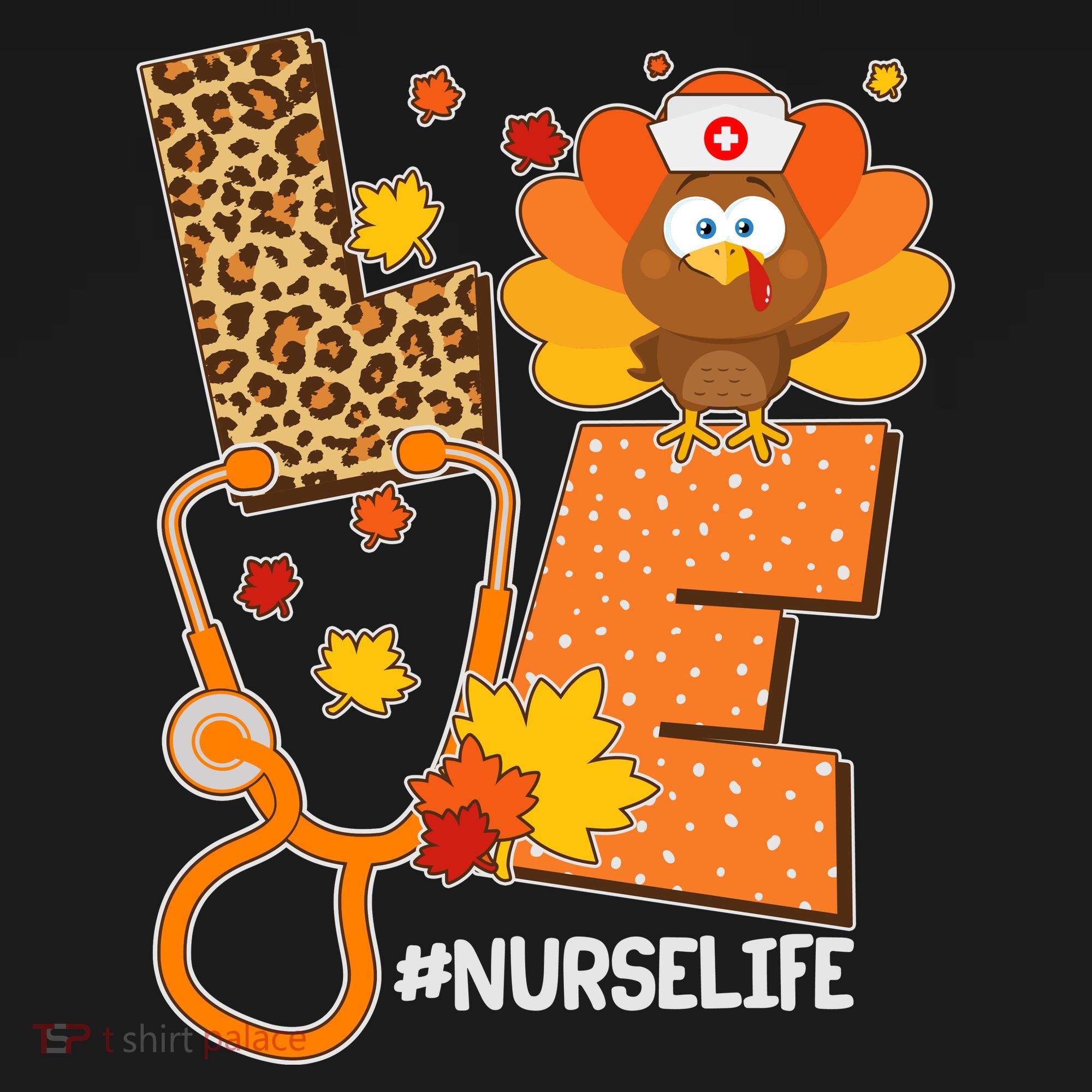 Funny Cute Love Thanksgiving #Nurse Life Women's Hoodie