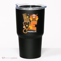 Funny Cute Love Thanksgiving #Nurse Life Tumbler thumb 0