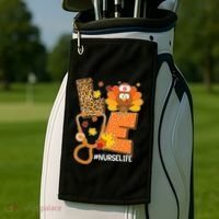 Funny Cute Love Thanksgiving #Nurse Life Golf Towel thumb 2