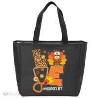 Funny Cute Love Thanksgiving #Nurse Life Tote Bag thumb 0