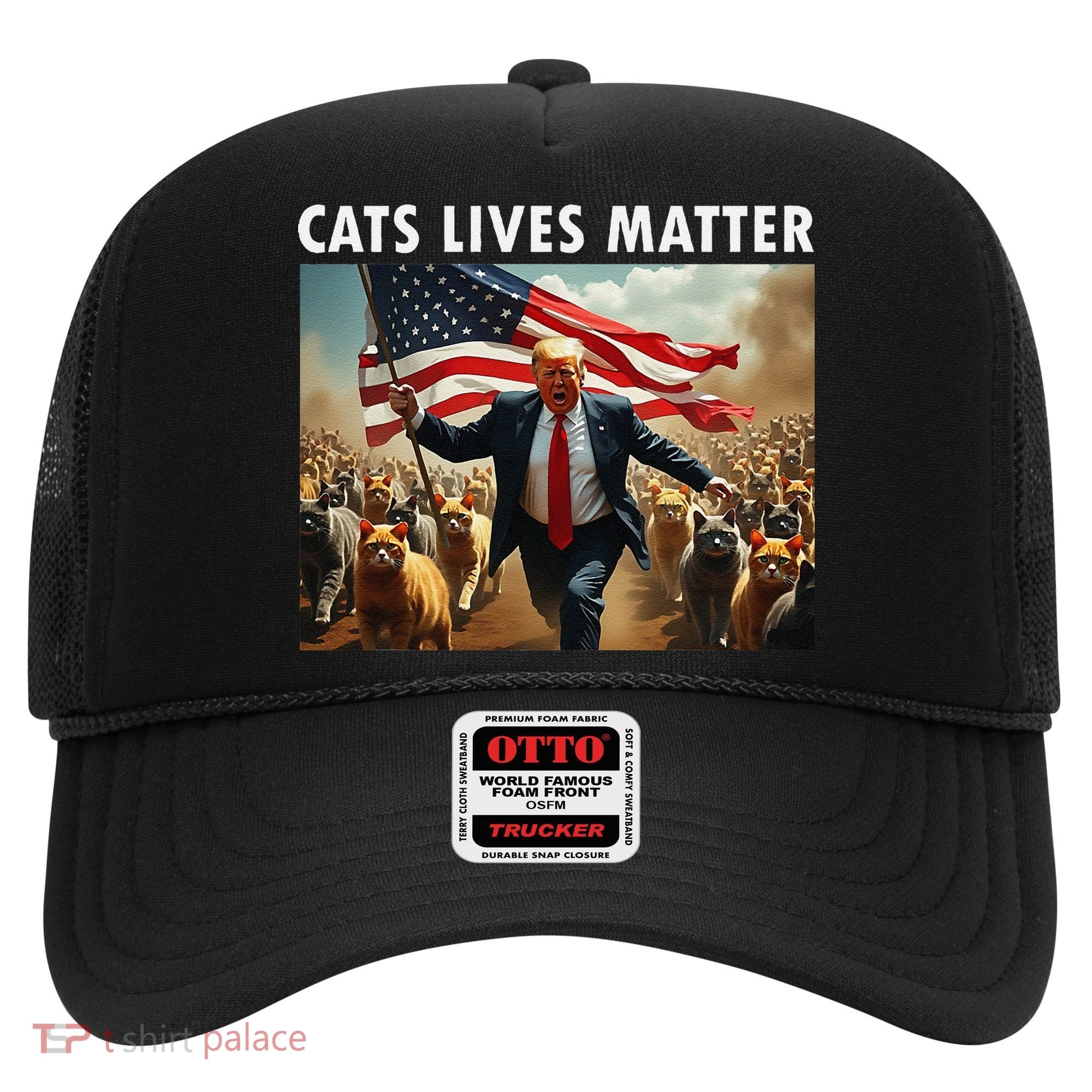 Funny Cat Lives Matter Pres Election 2024 Cats Dogs Pets Gift Hat
