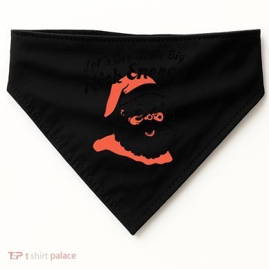 Funny Christmas LetS See Some Big Nick Energy USA-Made Doggie Bandana