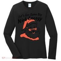 Funny Christmas LetS See Some Big Nick Energy Women's Long Sleeve Shirt thumb 0
