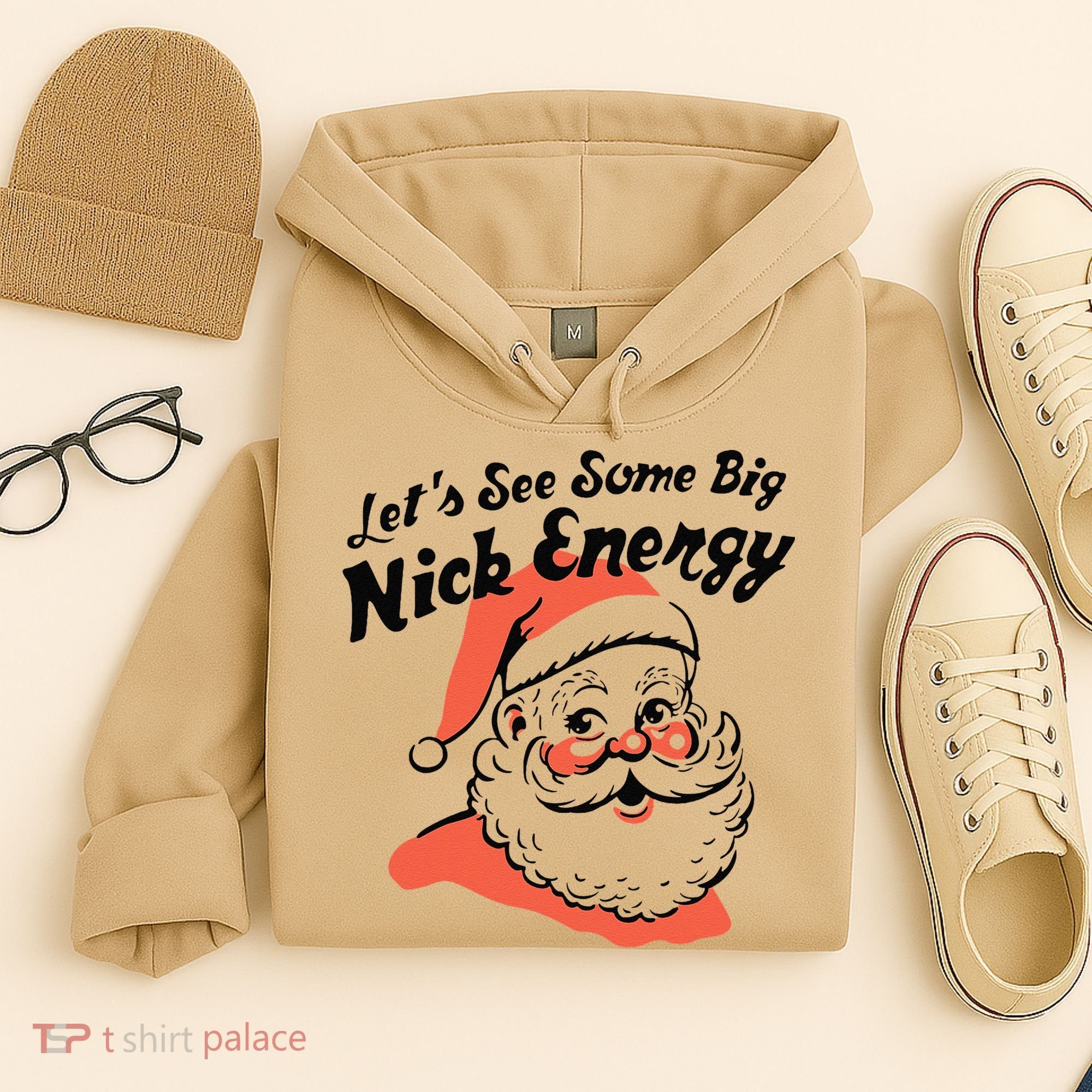 Funny Christmas LetS See Some Big Nick Energy Hoodie