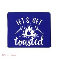 Funny Camping LetS Get Toasted Cool Campers Gift Mousepad thumb 0