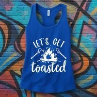 Funny Camping LetS Get Toasted Cool Campers Gift Women's Tank Top thumb 3