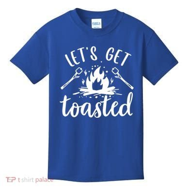 Funny Camping LetS Get Toasted Cool Campers Gift Kids T-Shirt