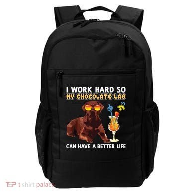 Funny Chocolate Lab Design Chocolate Labrador Lovers Backpack
