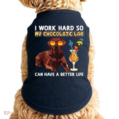 Funny Chocolate Lab Design Chocolate Labrador Lovers Doggie Tank