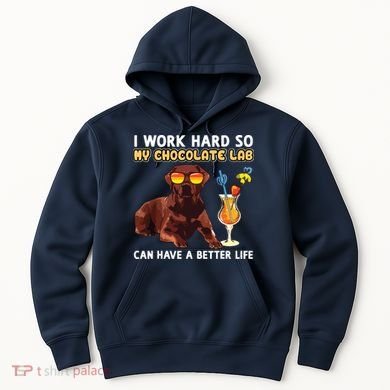 Funny Chocolate Lab Design Chocolate Labrador Lovers Hoodie