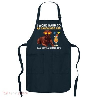 Funny Chocolate Lab Design Chocolate Labrador Lovers Apron