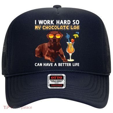Funny Chocolate Lab Design Chocolate Labrador Lovers Hat