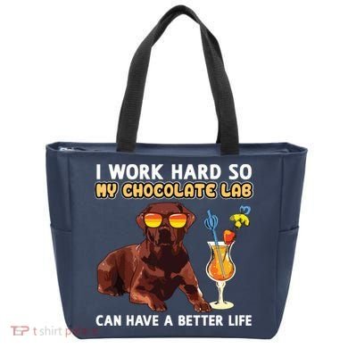 Funny Chocolate Lab Design Chocolate Labrador Lovers Tote Bag