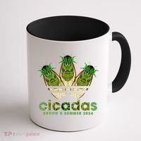 Funny Cicadas Logo Brood X Summer 2024 Coffee Mug thumb 1