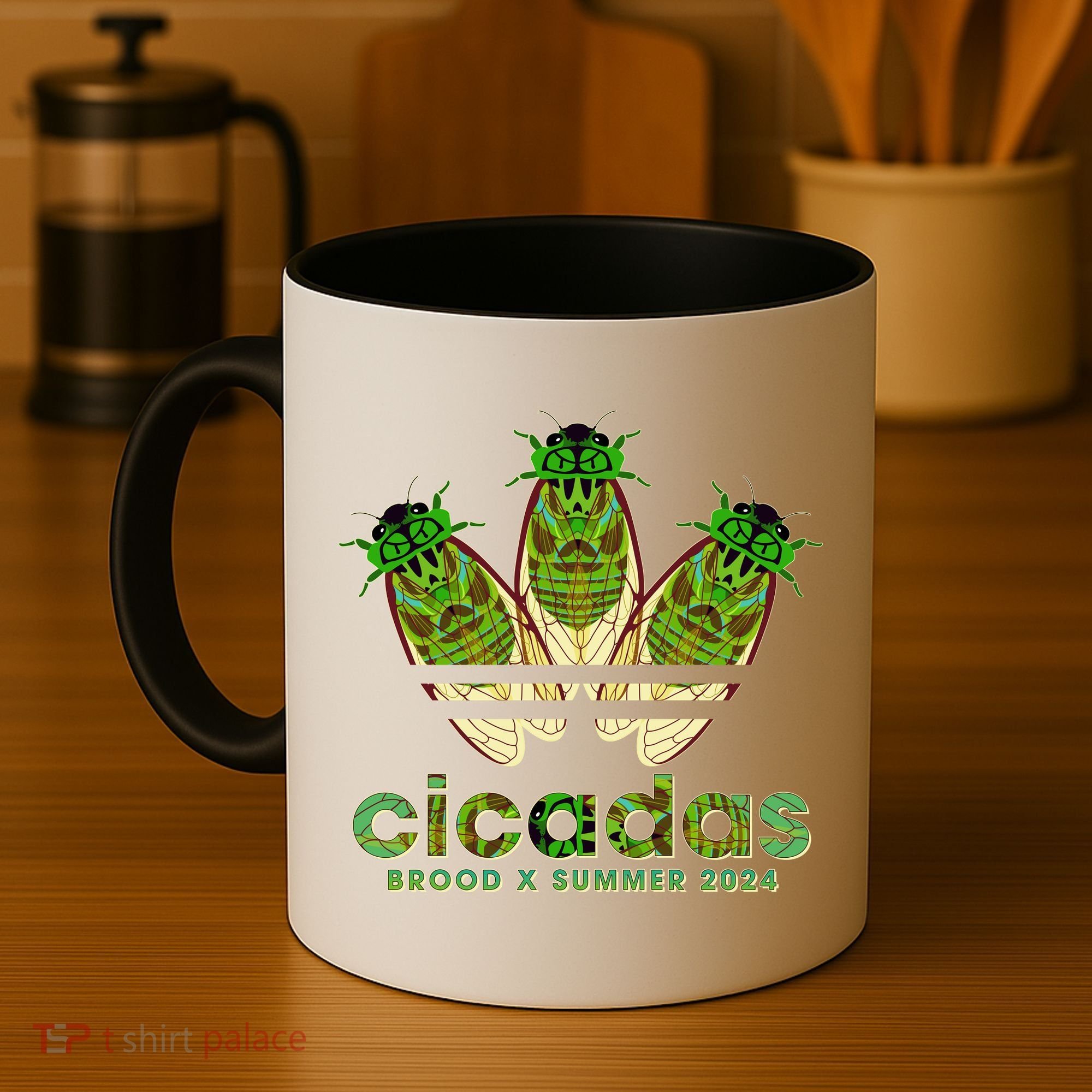 Funny Cicadas Logo Brood X Summer 2024 Coffee Mug