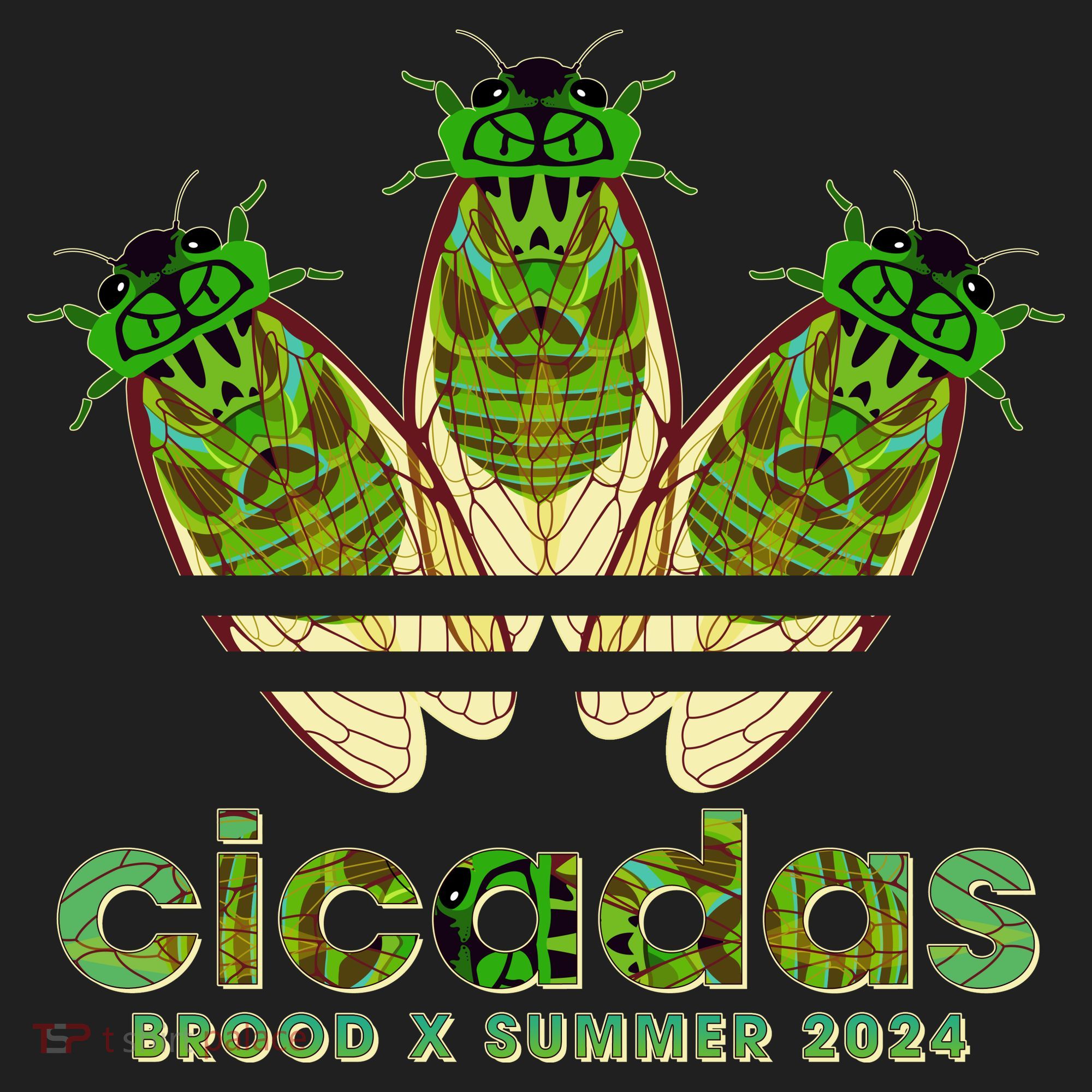 Funny Cicadas Logo Brood X Summer 2024 Beanie